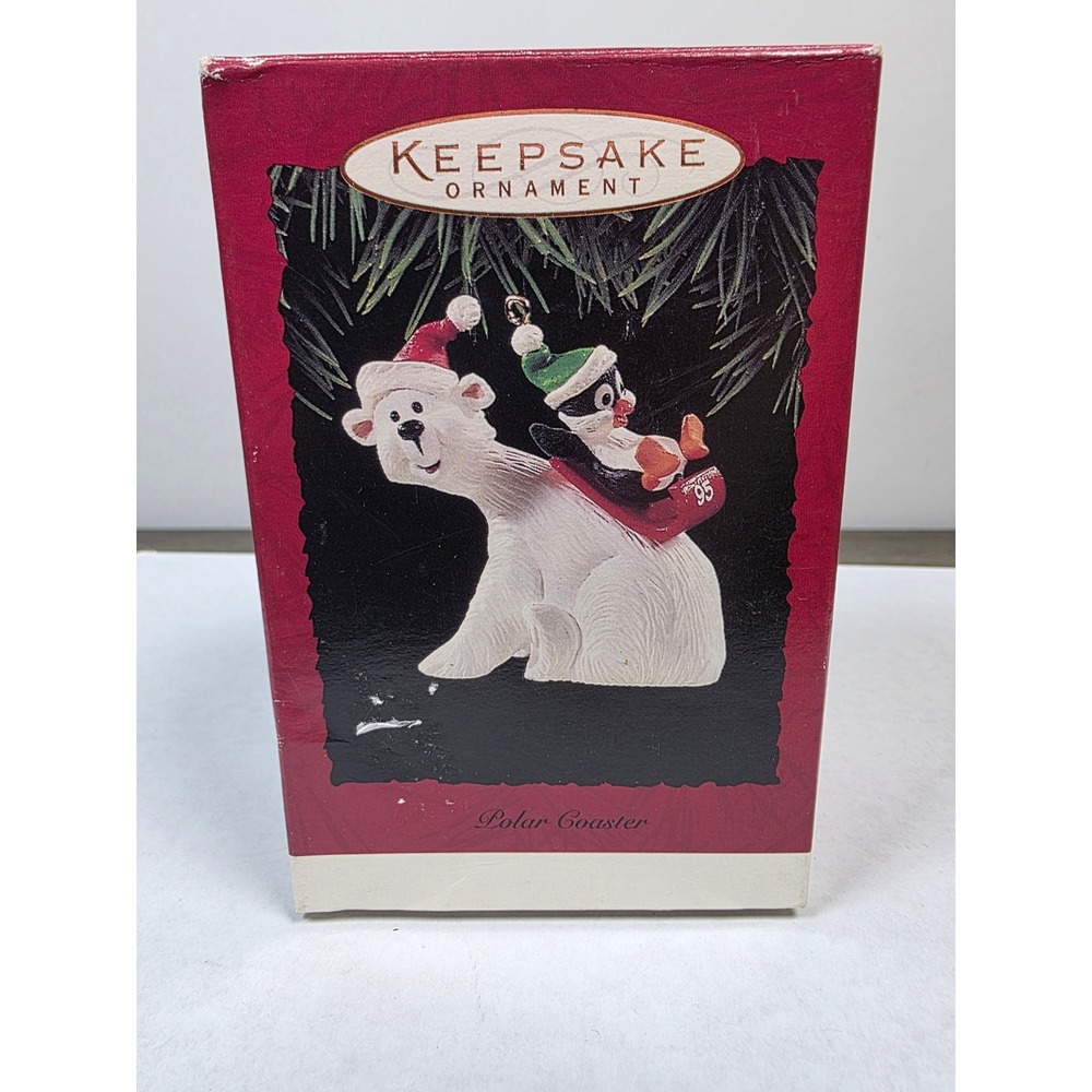 Polar Coaster - 1995 Hallmark Keepsake Ornament Vintage QX6117 - Picture 7 of 9